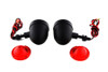 V-Twin - 33-1413 - Black Egg Style Marker Lamp Set