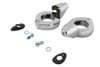 V-Twin - 33-1496 - Chrome Front Turn Signal Relocation Kit 39mm Forks