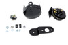 V-Twin - 33-1729 - Softail Horn Kit with Black Cover