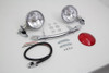 V-Twin - 33-1733 - Chrome Spring Fork Spotlamp Kit
