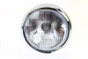 V-Twin - 33-1768 - 7 inch 6 Volt LED Headlamp Black
