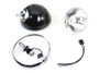 V-Twin - 33-1769 - 7 inch 12 Volt LED Headlamp Black - Fits 1949-1959 Harley-Davidson FL (application)