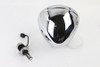 V-Twin - 33-1787 - 6-1/2 inch Spring Fork H-4/LED Headlamp Unit Chrome