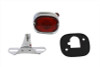 V-Twin - 33-1955 - Chrome Tail Lamp and Bracket Kit