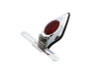 V-Twin - 33-3037 - Chrome Teardrop LED Tail Lamp Assembly with Red Lens