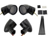 V-Twin - 33-5016 - Black Revox Bullet LED Turn Signal Lamp Kit