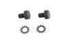 V-Twin - 3335-4 - Wheel Brake Cylinder Mount Bolts - Fits 1958-1972 Harley-Davidson CL, FLH, FL