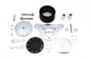 V-Twin - 34-0235 - Wyatt Gatling Air Cleaner Kit Chrome V-Twin - 34-0235 - Wyatt Gatling Air Cleaner Kit Chrome