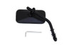 V-Twin - 34-0291 - Black Rectangle Mirror