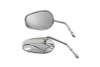 V-Twin - 34-0391 - Rectangle Mirror Set with Round Stems V-Twin - 34-0391 - Rectangle Mirror Set with Round Stems