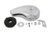 V-Twin - 34-0655 - 7 inch Teardrop Air Cleaner Cover Kit Chrome