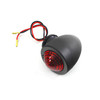 V-Twin Bullet Tail Light Marker Light - Black with Red Lens