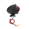 V-Twin Bullet Tail Light Marker Light - Black with Red Lens