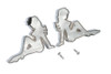 V-Twin - 34-0795 - Lady Luck Mirror Body Set Billet