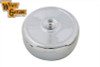V-Twin - 34-0946 - Wyatt Gatling Air Cleaner Assembly Chrome 8 inch