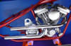 V-Twin - 34-1095 - Wyatt Gatling Air Cleaner Smooth Chrome