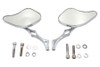 V-Twin - 34-1228 - Pork Chop Mirror Set Billet