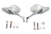 V-Twin - 34-1228 - Pork Chop Mirror Set Billet