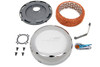 V-Twin - 34-1359 - 7 inch Linkert Bird J-Slot Style Air Cleaner Assembly Chrome