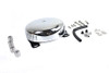 V-Twin - 34-1467 - Round Air Cleaner Smooth - Fits 1990-2015 Harley-Davidson FLST, FXST, 1988-1990 XL