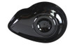 V-Twin - 34-1489 - 8 inch Teardrop Air Cleaner Cover Black - Fits 2008-2017 Harley-Davidson FXD, FLST, FXST