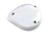 V-Twin - 34-1501 - 5 inch Teardrop Carburetor Cover Chrome