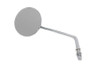 V-Twin - 34-1569 - Round Mirror Stainless Steel with Billet Stem