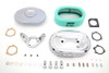 V-Twin - 34-1606 - Chrome Wyatt Gatling Air Cleaner Assembly - Fits 1993-2007 Harley-Davidson FXST, FXD