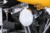 V-Twin - 34-1612 - Chrome Wyatt Gatling Air Cleaner Assembly - Fits 1993-2007 Harley-Davidson FXST, FXD