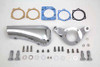 V-Twin - 34-1619 - Chrome Wyatt Gatling Breather Snoot Assembly