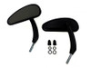 V-Twin - 34-1647 - Buckshot Mirror Set Black