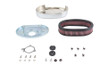 V-Twin - 34-1675 - Shorty Oval Air Cleaner Kit Chrome - Fits 1986-2006 Harley-Davidson XL