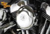 V-Twin - 34-1685 - Chrome Wyatt Gatling Air Cleaner Assembly