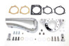 V-Twin - 34-1699 - Chrome Wyatt Gatling Breather Snoot Assembly
