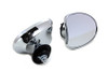 V-Twin - 34-1736 - Mini Fairing Mirror Set Chrome