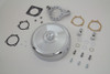 V-Twin - 34-1859 - Chrome Wyatt Gatling Air Cleaner Assembly