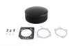 V-Twin - 34-1867 - Wyatt Gatling Round Air Cleaner Black