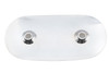 V-Twin - 34-1891 - Oval Air Cleaner Insert Chrome