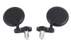 V-Twin - 34-1971 - Cafe Style Mirror Set Black