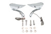 V-Twin - 34-8220 - Billet Teardrop Mirror Set