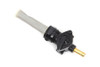 V-Twin - 35-0186 - Black Petcock with Straight Outlet and Nut