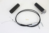 V-Twin - 35-0277 - Twist Grip Kit with Cables - Fits 1996-2004 Harley-Davidson XL, FX