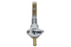 V-Twin - 35-0397 - Chrome Petcock with Straight Outlet