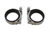 V-Twin - 35-0409 - Power Intake Manifold Clamp Kit with Flat Seals - Fits 1978-1984 Harley-Davidson XL, FL, FX