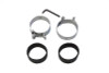 V-Twin - 35-0410 - Chrome Intake Manifold Clamp Set