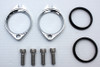 V-Twin - 35-0427 - Intake Manifold Flange Kit Chrome - Fits 1986-1999 Harley-Davidson FLT, 1991-1999 FXD, 1986-1999 FLST, 1988-2006 XL, 1986-1994 FXR, 1986-1999 FXST