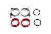 V-Twin - 35-0436 - Intake Manifold Clamp Kit - Fits 1973-1984 Harley-Davidson FX, 1966-1984 FL, 1957-1984 XL