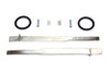 V-Twin - 35-0439 - Replica Cadmium Intake Manifold Clamp Set - Fits 1971-1977 Harley-Davidson FX, 1955-1977 FL, 1957-1977 XL