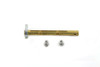 V-Twin - 35-0511 - Replica Brass Linkert Carburetor Choke Shaft - Fits 1937-1952 Harley-Davidson G, 1933-1948 UL, 1941-1952 W