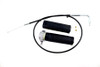 V-Twin - 35-0700 - Handlebar Throttle Cable Assembly Single - Fits 1974-1980 Harley-Davidson FL, FX, XL
